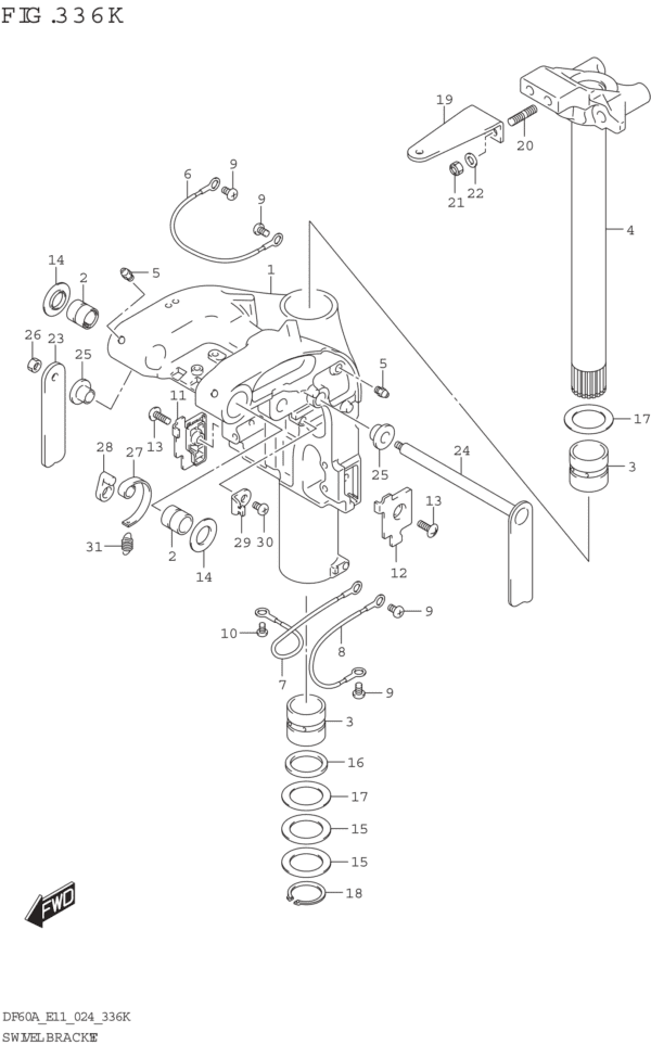 Swivel Bracket (DF40ASVT)
