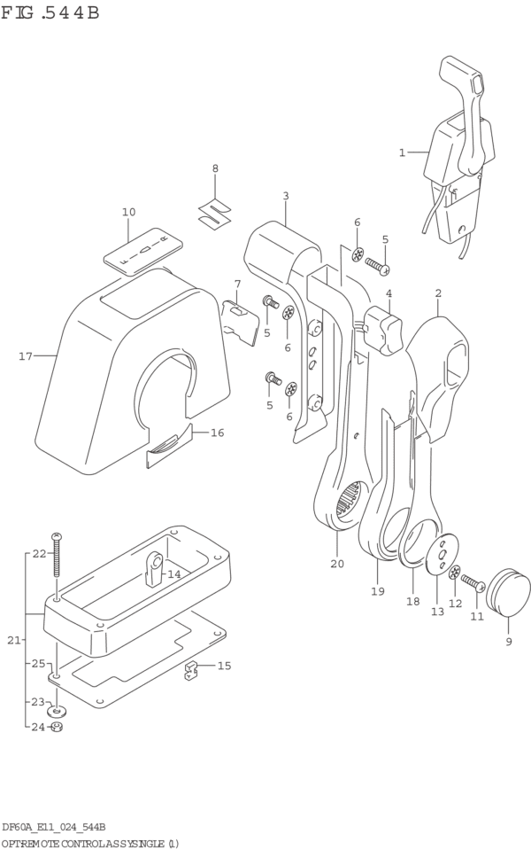 OPT: Remote Control Assy Single (1)