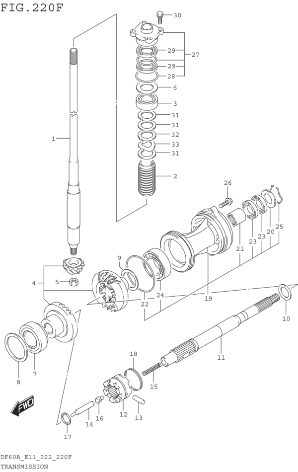 Transmission ((DF50AVT DF60AVT):E03)