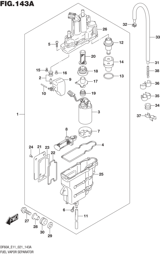 Fuel Vapor Separator (E01,E03,E11,E34)