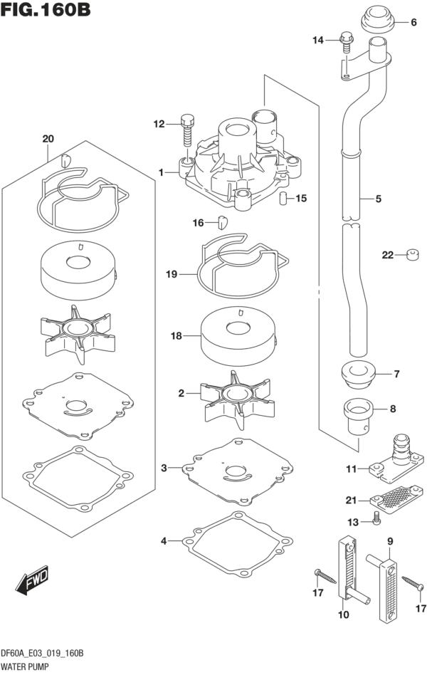 Water Pump (DF50AVT)(DF60AVT)