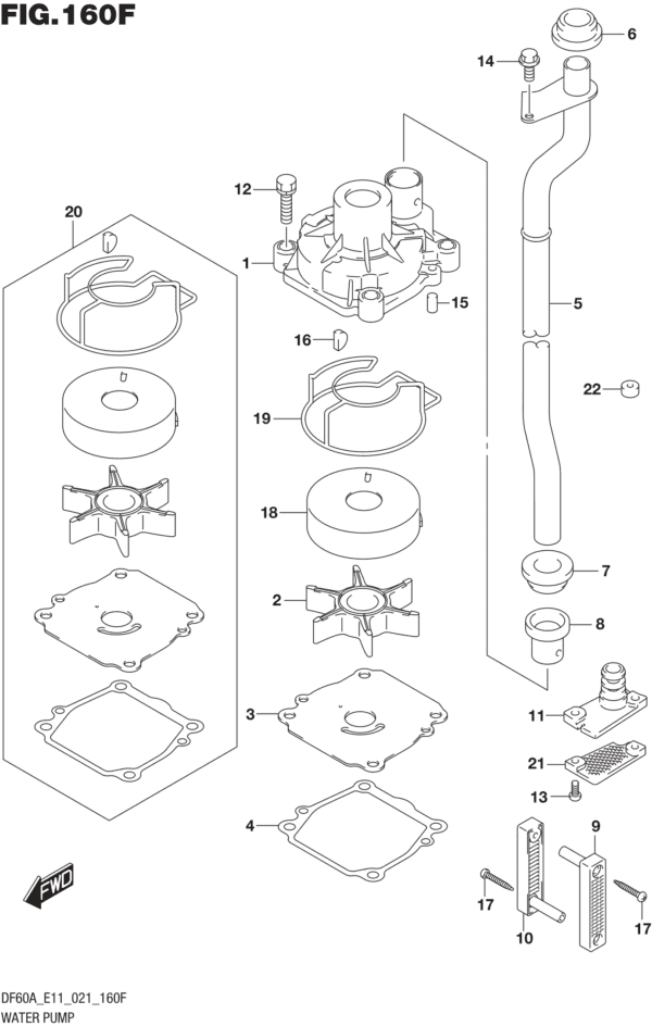 Water Pump ((DF50AVT,DF60AVT):E03)