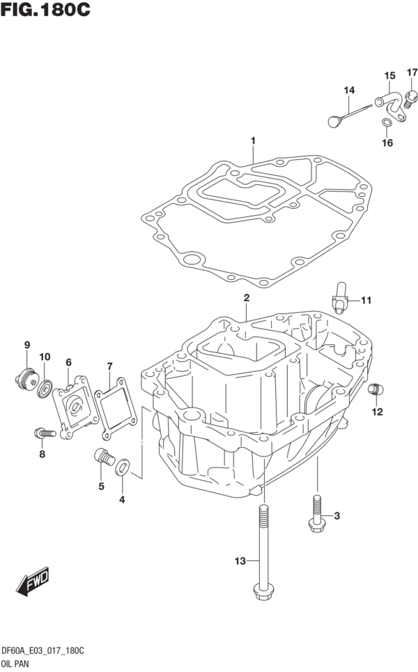 Oil Pan (DF60A E03)