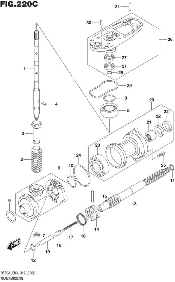 Transmission (DF60A E03)