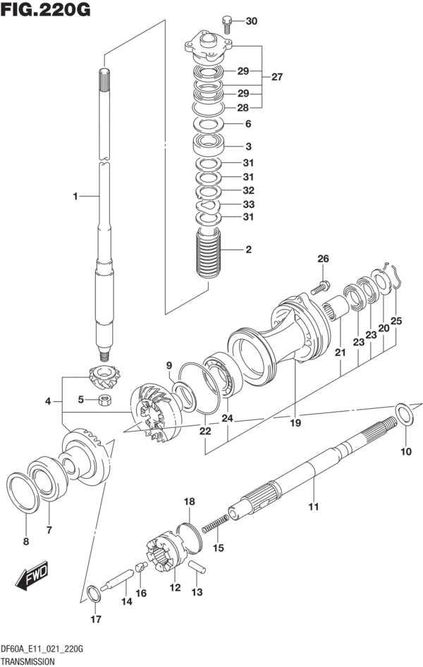 Transmission ((DF60AVT,DF60AVTH):E40)