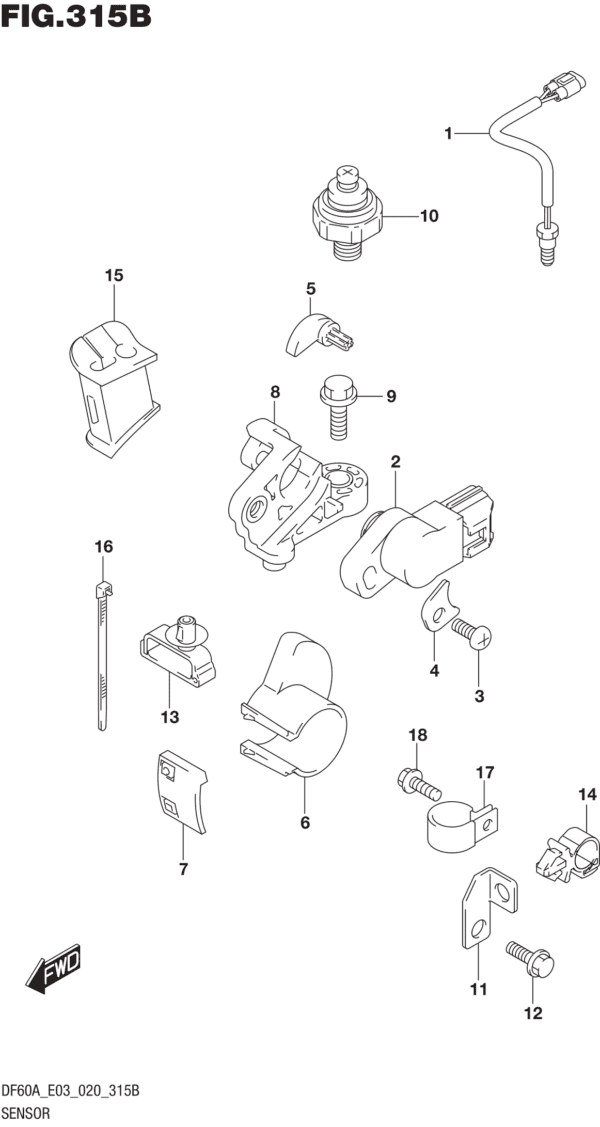 Sensor (DF60A)(DF50AVT)(DF60AVT)