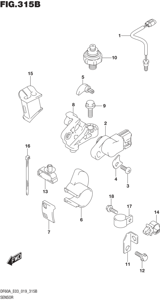Sensor (DF60A)(DF50AVT)(DF60AVT)