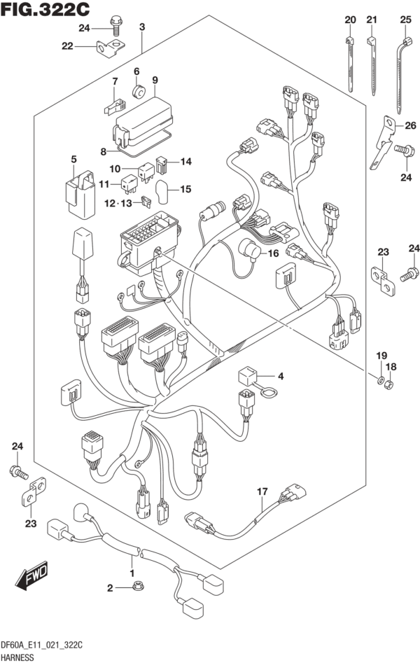 Harness (DF40AST,DF50AVT,DF50AVTH,DF40ASVT)