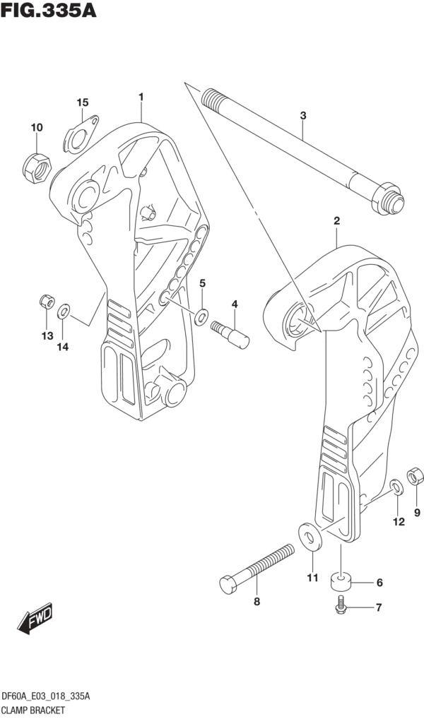 Clamp Bracket (DF40A)(DF50A)