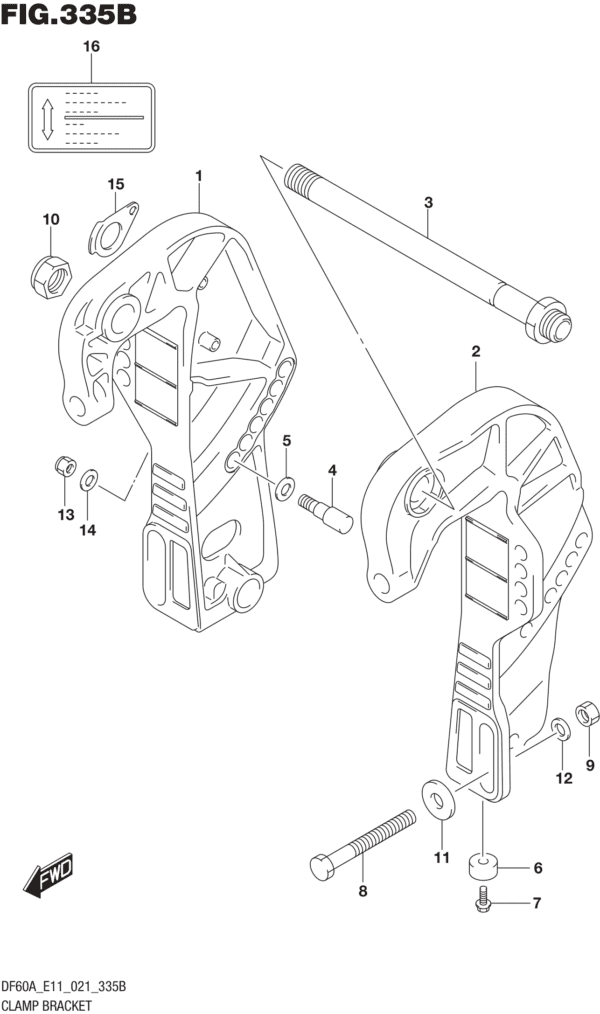 Clamp Bracket (DF40AQH)