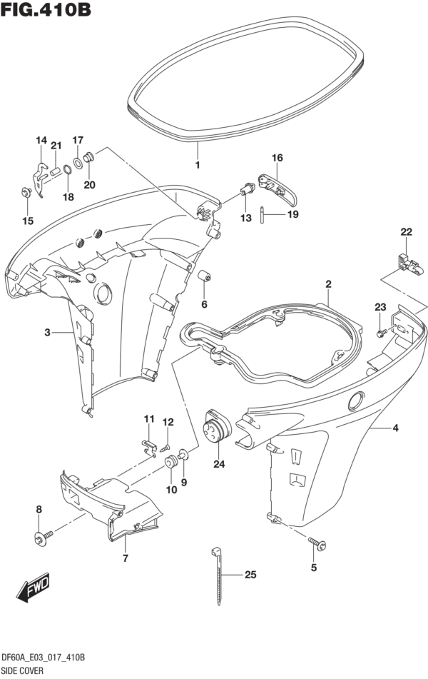 Side Cover (DF50A E03)