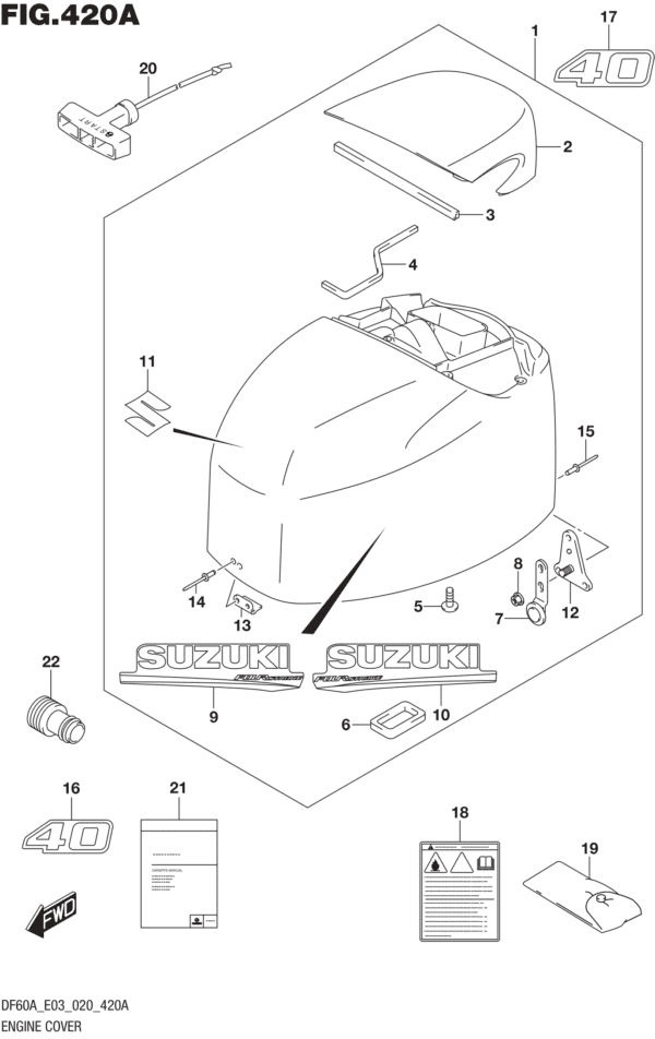 Engine Cover (DF40A)