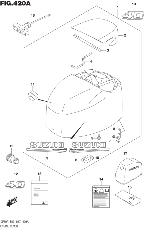 Engine Cover (DF40A E03)