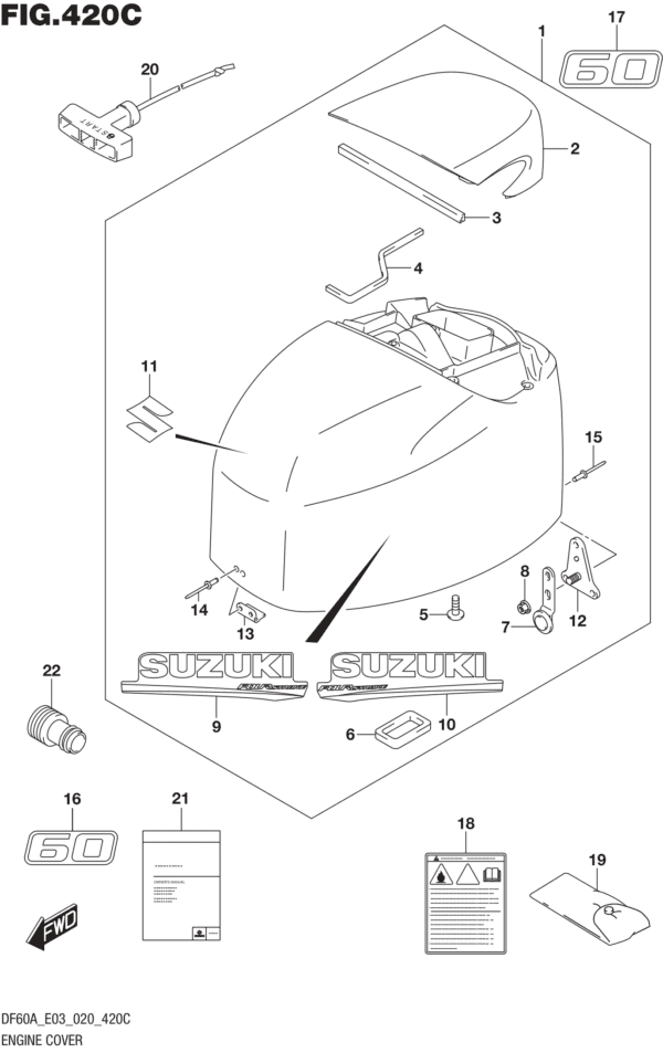Engine Cover (DF60A)