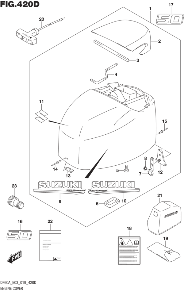 Engine Cover (DF50AVT)