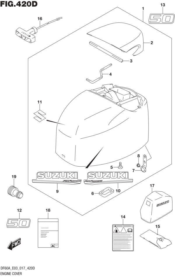 Engine Cover (DF50AVT E03)