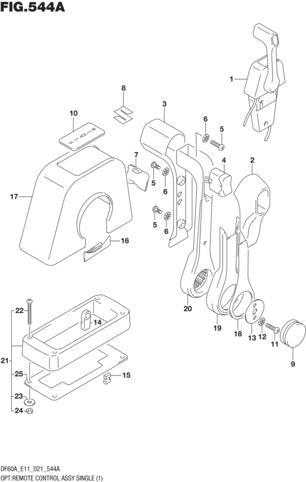 OPT: Remote Control Assy Single (1)