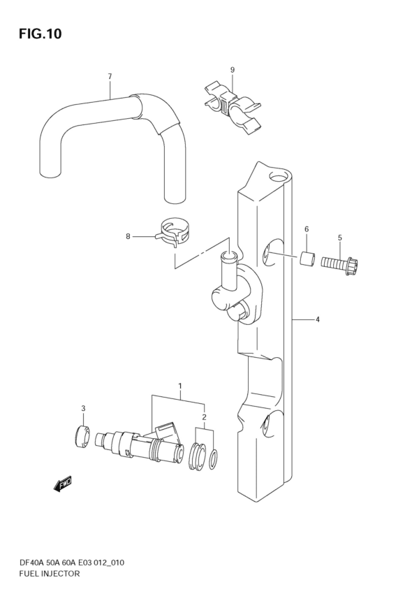 Fuel Injector (DF50A E3)