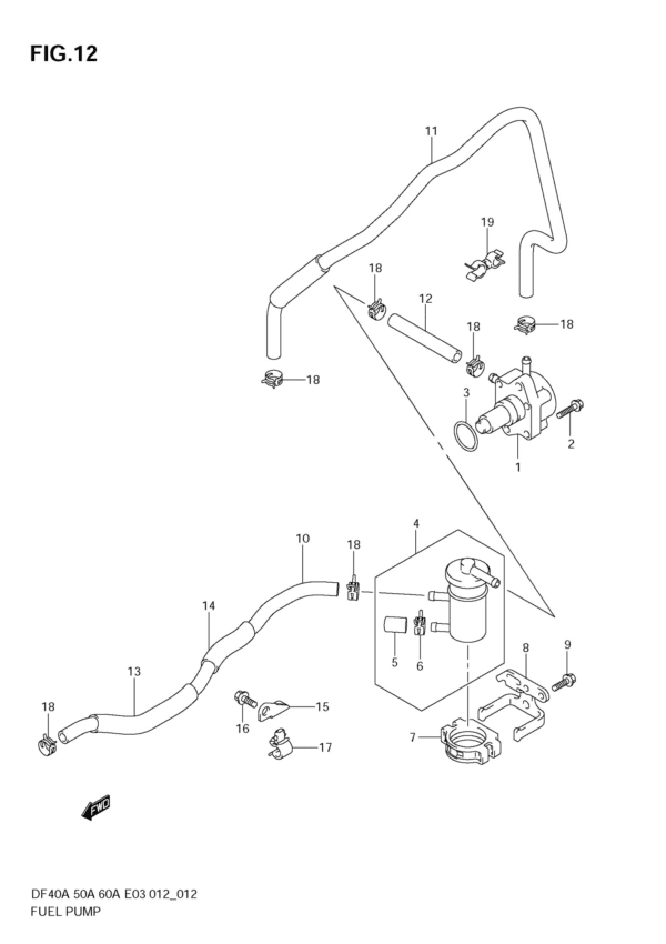 Fuel Pump (DF40A E3)