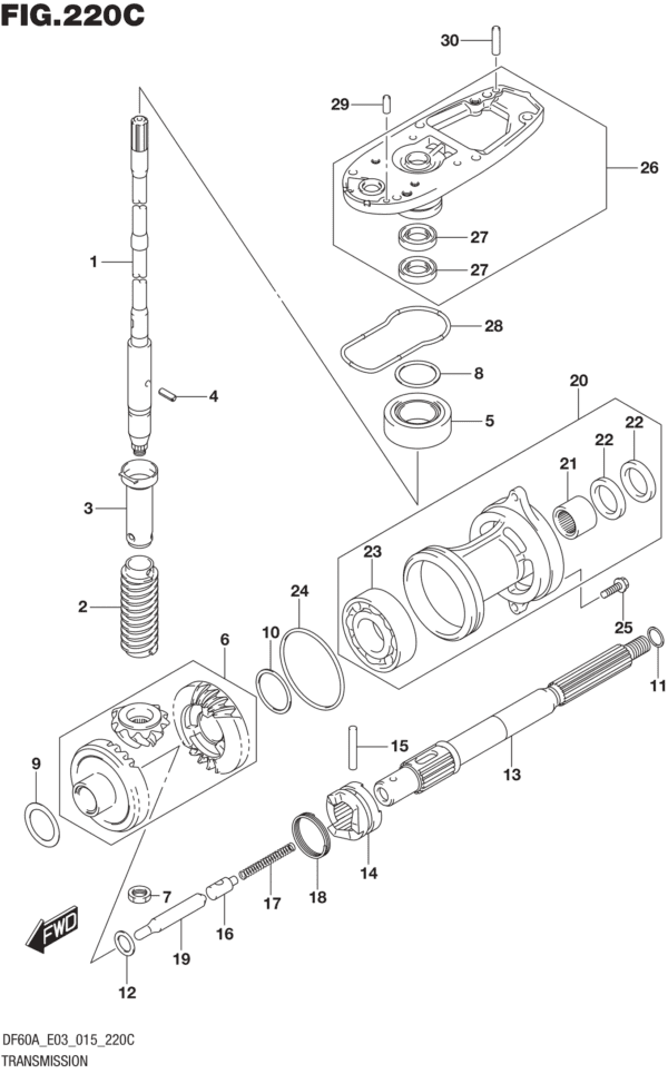 Transmission (DF60A E03)