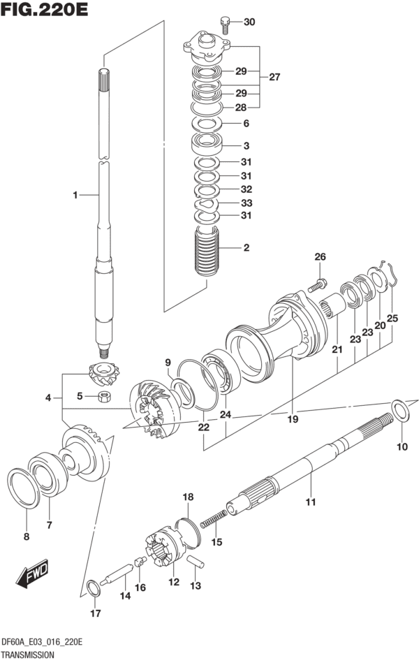 Transmission (DF60AVT E03)