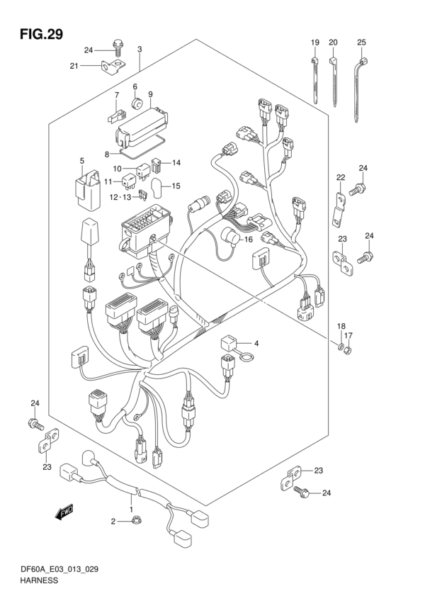 Harness (DF40A E03)