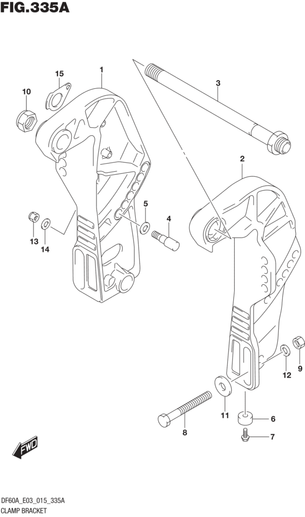 Clamp Bracket (DF40A E03)