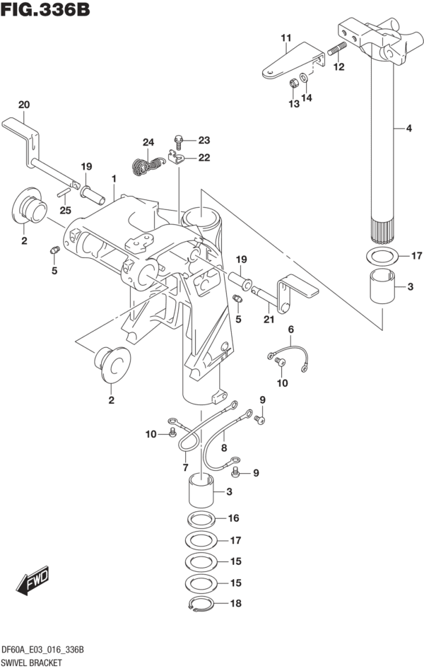 Swivel Bracket (DF50A E03)
