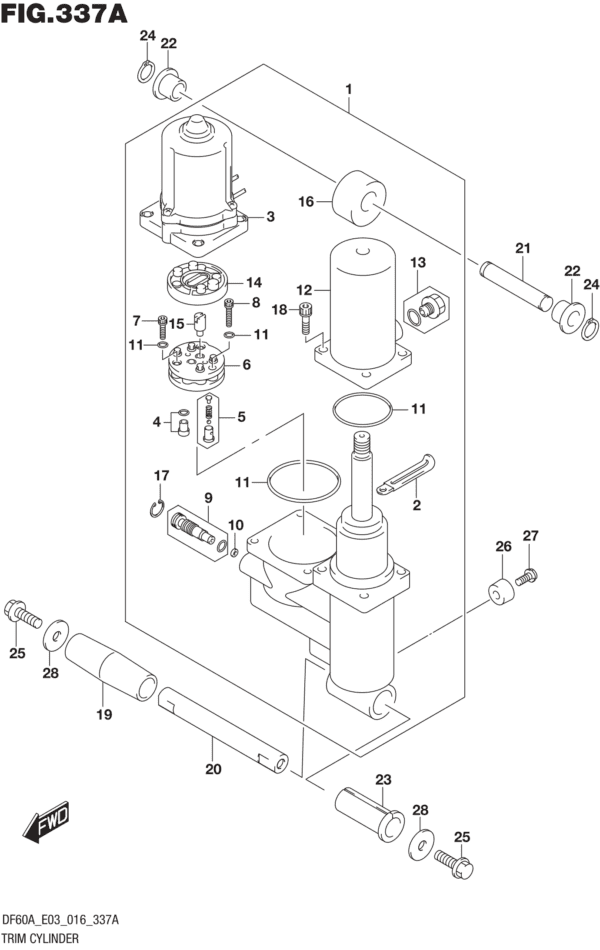 Trim Cylinder (DF40A E03)