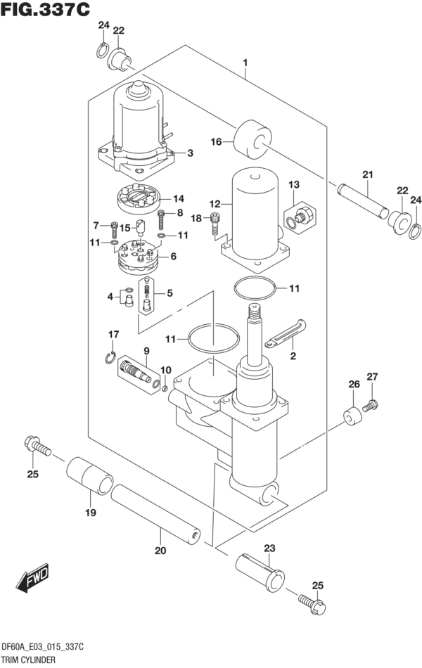 Trim Cylinder (DF60A E03)