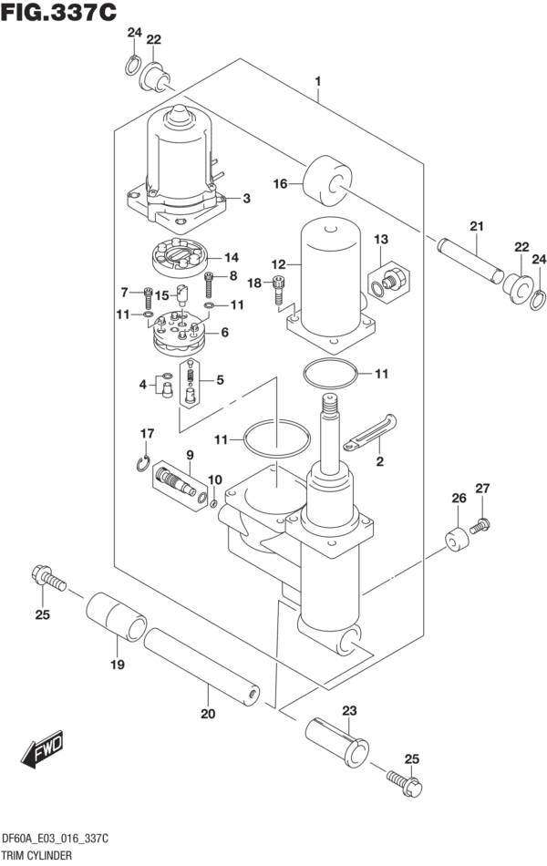 Trim Cylinder (DF60A E03)