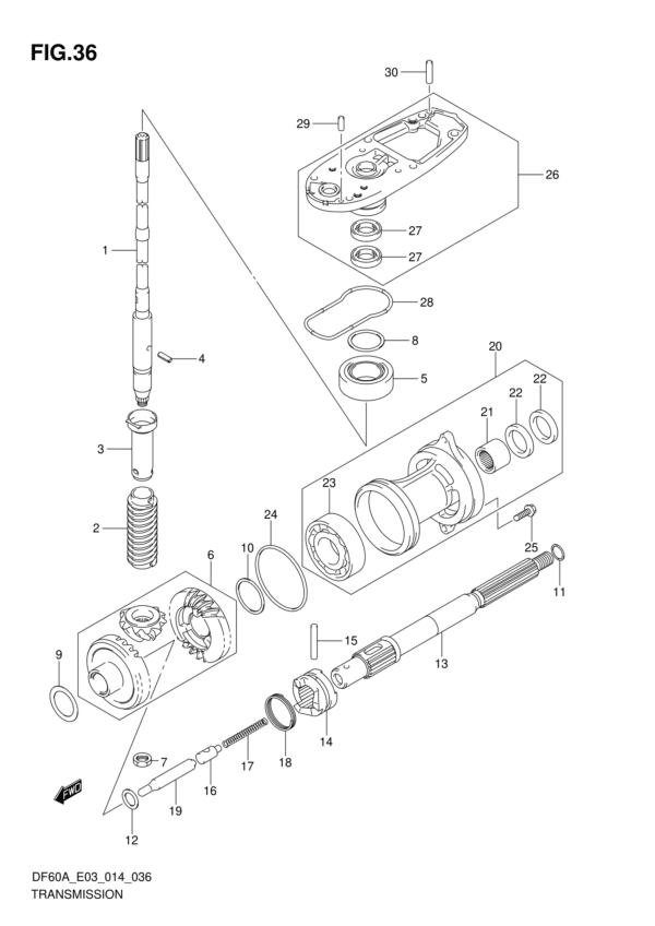 Transmission (DF60A E03)