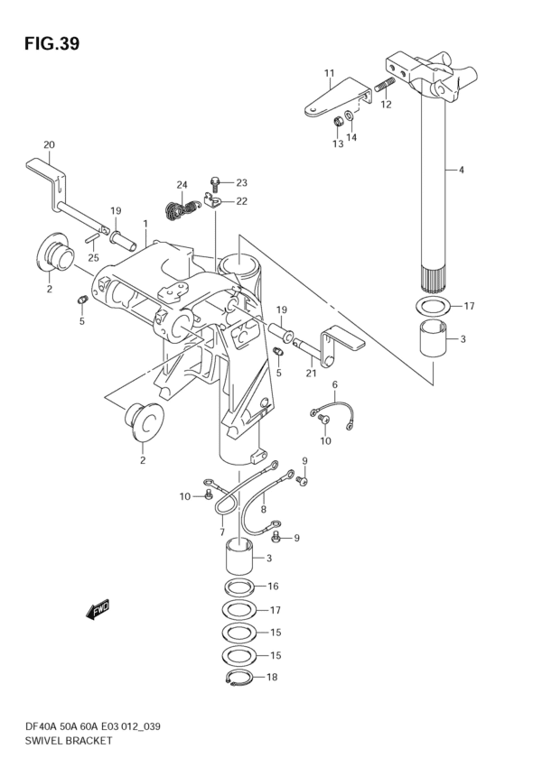 Swivel Bracket (DF50A E3)