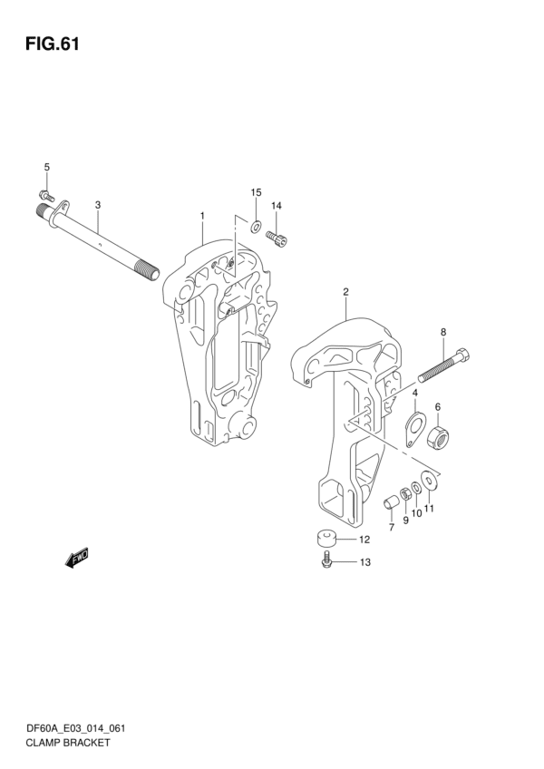 Clamp Bracket (DF60AVT E03)