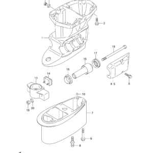 Drive Shaft Housing (DF60AVT E03)