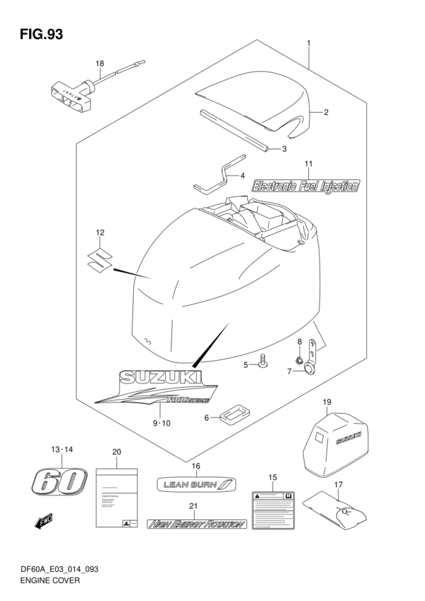 Engine Cover (DF60AVT E03)