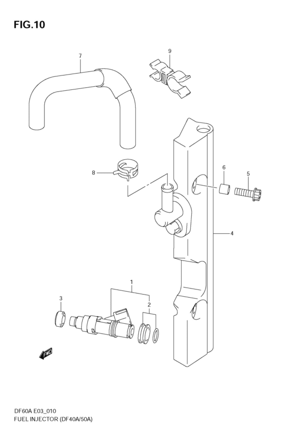 Fuel Injector (DF40A/5A)