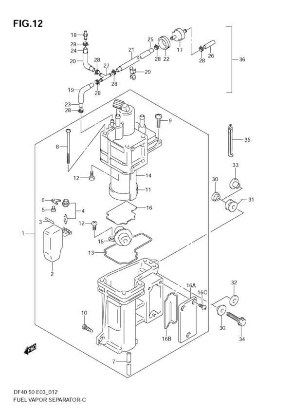 Fuel Vapor Separator (MODEL:00~10)