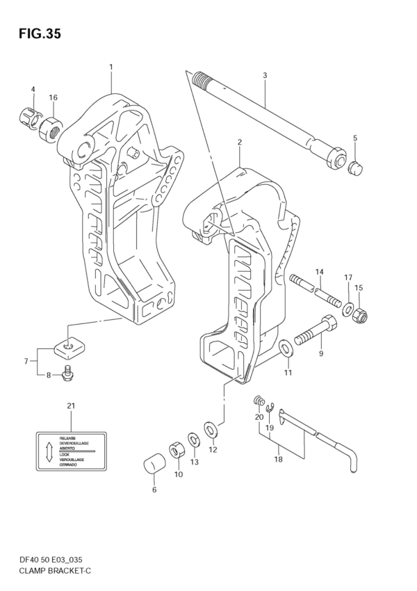 Clamp Bracket (MODEL:99,00)
