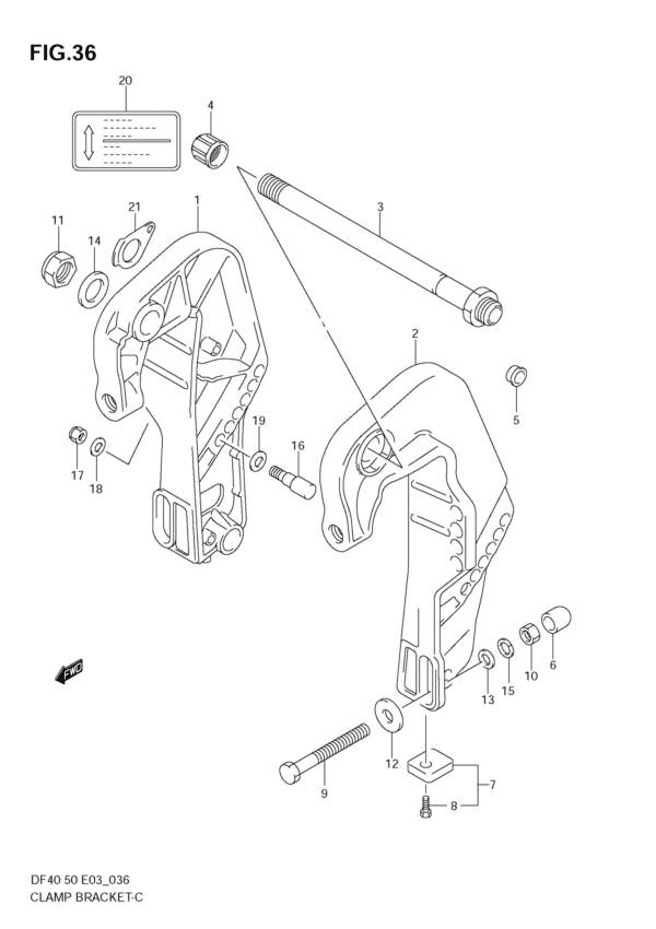 Clamp Bracket (MODEL:01~10)