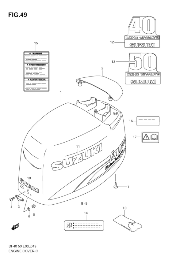 Engine Cover (MODEL:99~02)