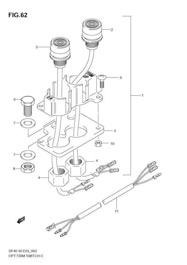 OPT: Trim Switch (MODEL:99~04)