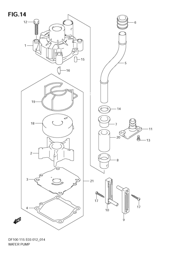 Water Pump (DF100T)