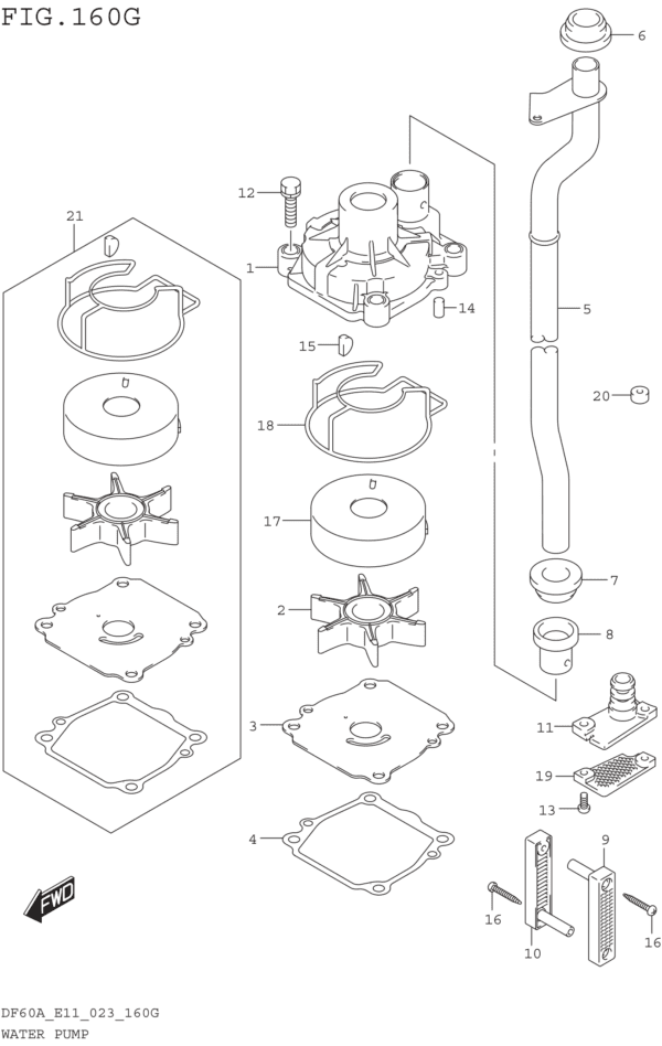 Water Pump ((DF60AVT DF60AVTH):E40)