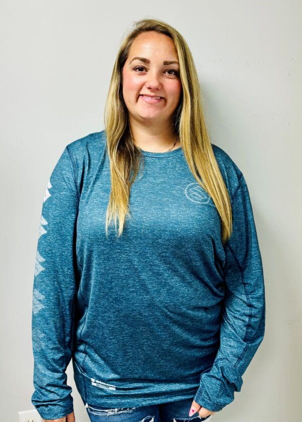 Suzuki Marine Heather Blue Long Sleeve SPF