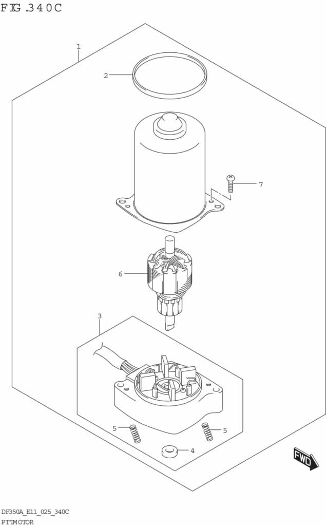 PTT Motor (DF350AMD DF300BMD)