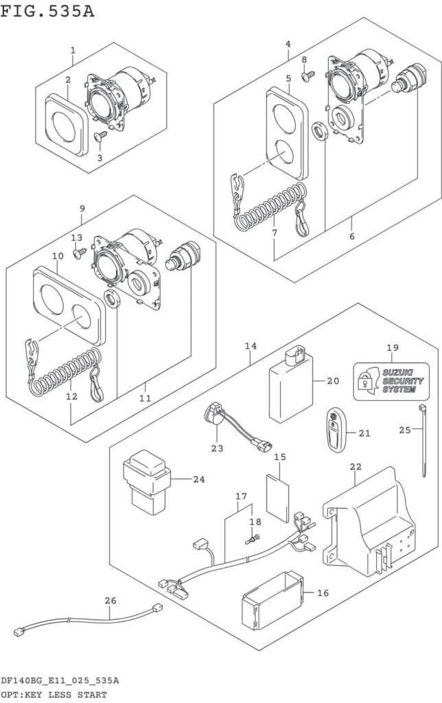 DF115BG,BZG,140BG,BZG-540001~ OPT:KEY LESS START