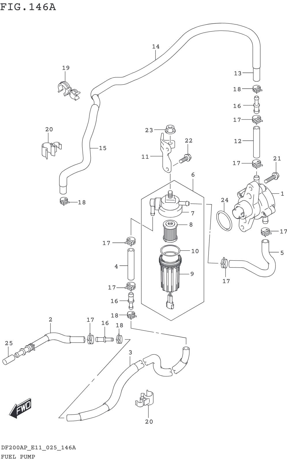 Fuel Pump (E11) | 107127 | Precision Marine