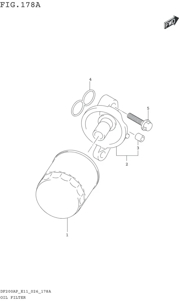 DF150AP,175AP,200AP-640001~ OIL FILTER