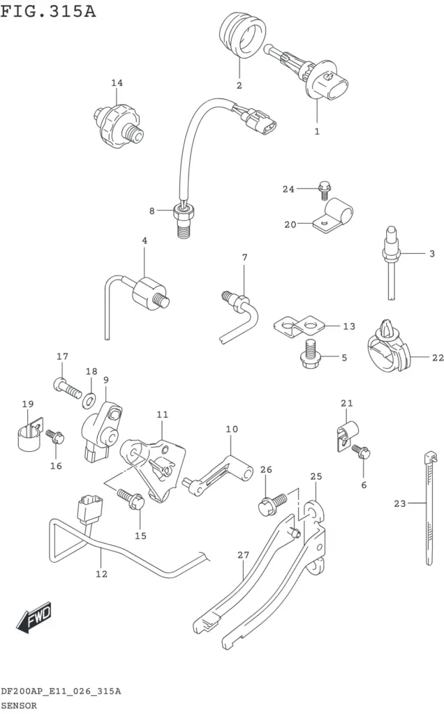 DF150AP,175AP,200AP-640001~ SENSOR